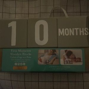 First moments wooden blocks